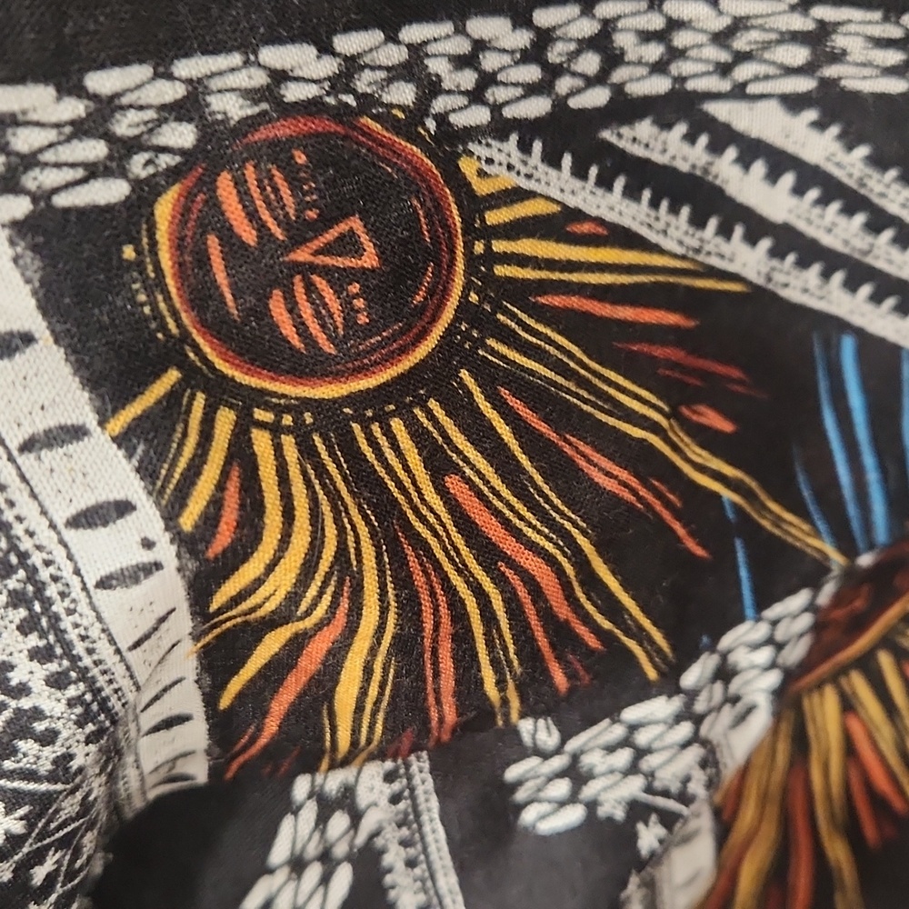 FARM Rio Black Tropical Print Jumpsuit Romper - Picture 4 of 7